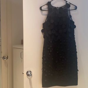 Black modern cocktail dress